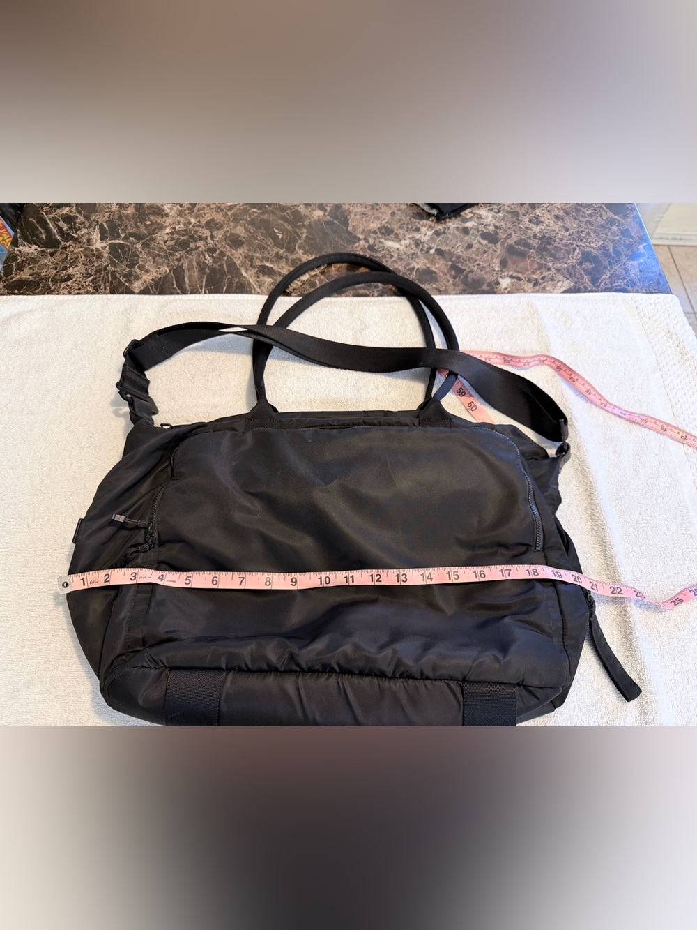 lululemon athletica Black Nylon Duffel Tote - Picture 8 of 9